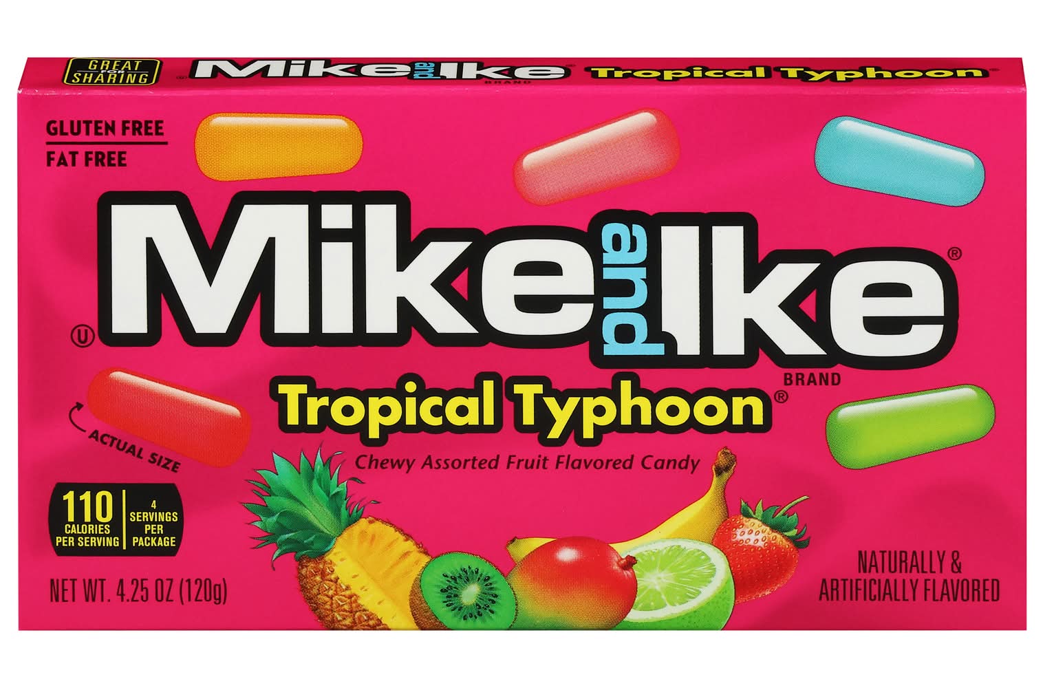 MIKE AND IKE Candy, Tropical Typhoon (4.25 oz)