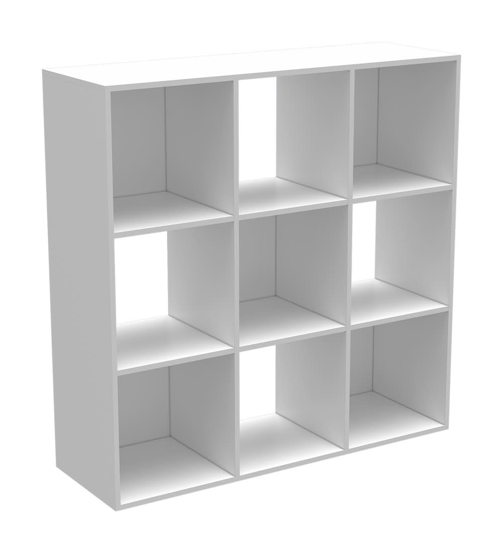 Flexi Storage 910 x 910 x 295mm White 3 x 3 Compact Storage Unit