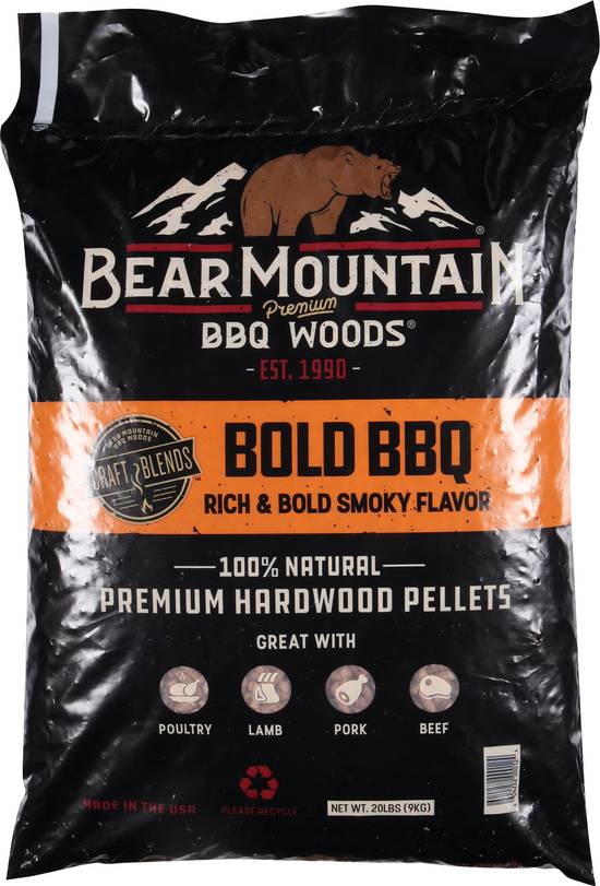 Bear Mountain Bold Bbq Premium Hardwood Pellets (20 lbs)