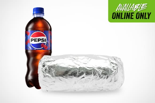 BURRITO AND DRINK COMBO