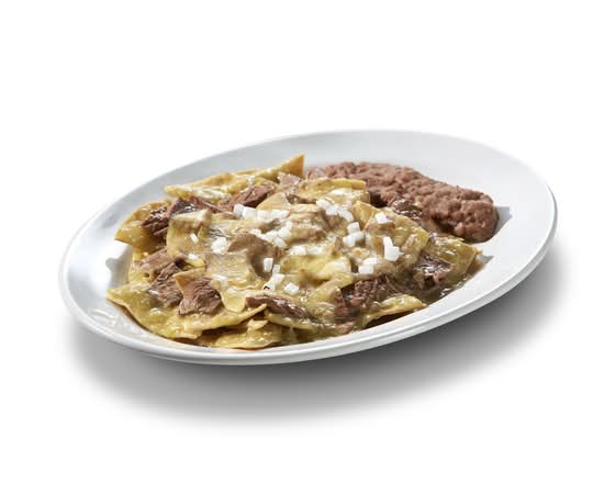Chilaquiles con Bistec Gratinados (445g)