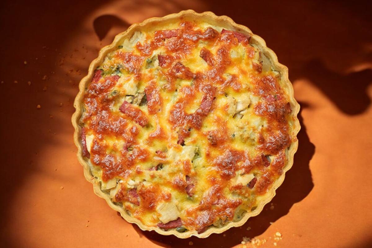 Quiche aux lardons🌮🧀