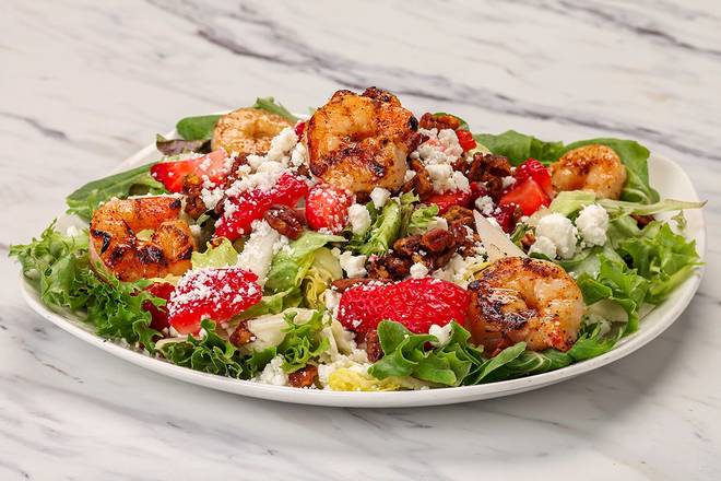 Grilled Shrimp & Strawberry Salad