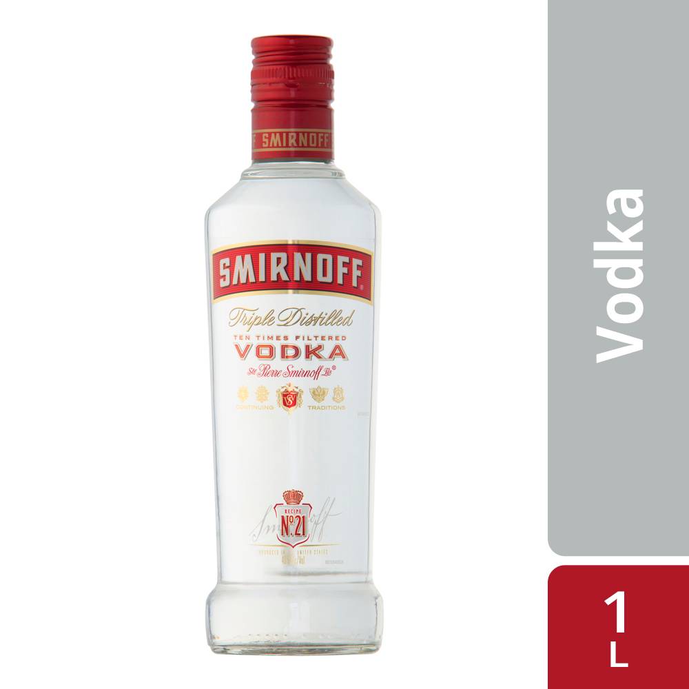 Smirnoff · Vodka triple destilado (1 L)