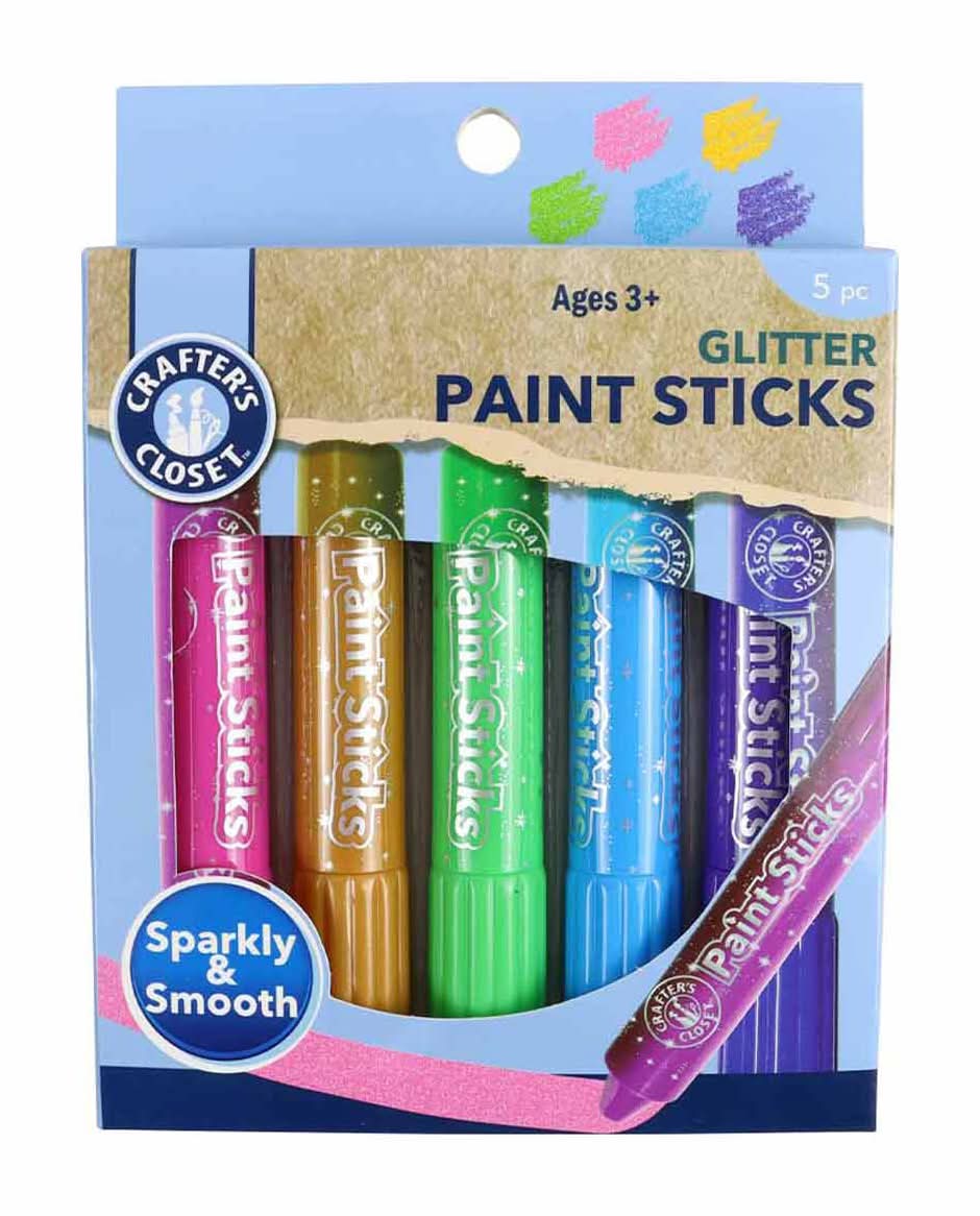 Crafter'S Closet Glitter Paint Sticks