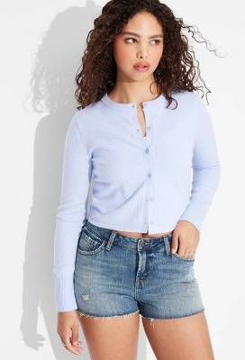 Women's Mid-Rise EasyRigid Cut-Off Jean Shorts - Wild Fable™ Medium Wash 12: Regular Fit, 2.5" Inseam, Stretch Denim