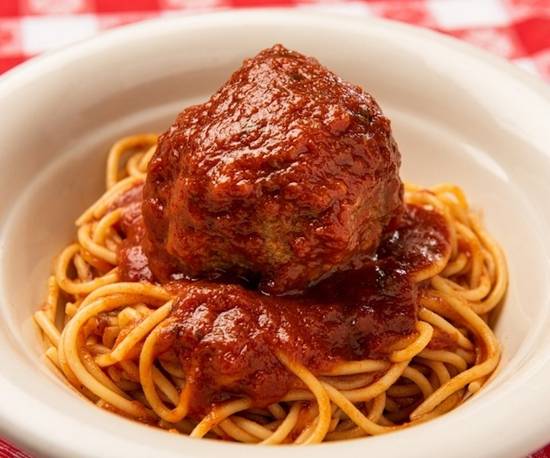Spaghetti with Giant Meatball & Marinara Sauce