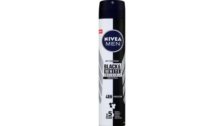 Nivea Déodorant for black & white invisible power 48h, anti-traces blanches,, anti-traces jaunes. La bombe de 200ml