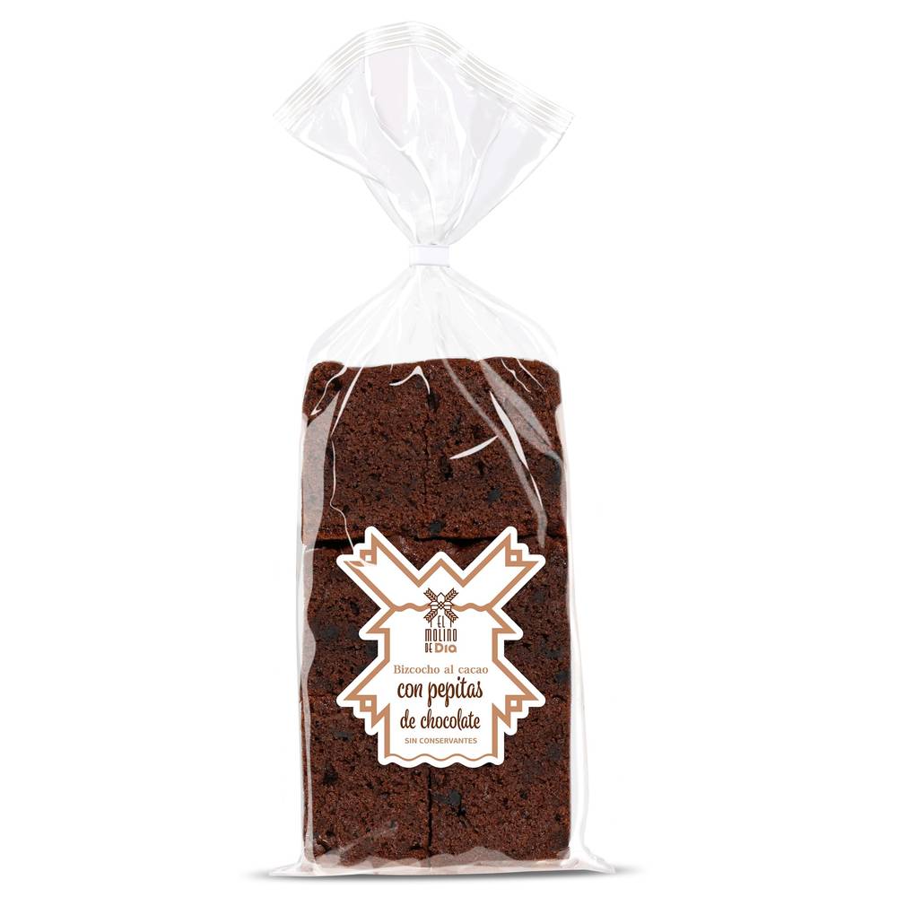 Bizcocho Con Pepitas De Chocolate El Molino De Dia Bolsa 350 G