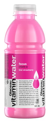 Vitaminwater Focus Vitamin a Nutrient Enhanced Water, Kiwi Strawberry (591 ml)