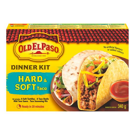 Old El Paso Hard & Soft Taco Dinner Kit (340 g)