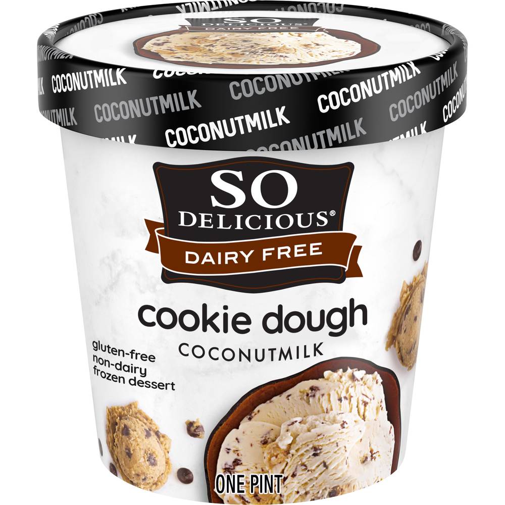 So Delicious Dairy Free Cookie Dough Coconutmilk Non-Dairy Frozen Dessert (1 pint)