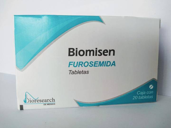 Bioresearch biomisen furosemida tabletas 40 mg (20 piezas)