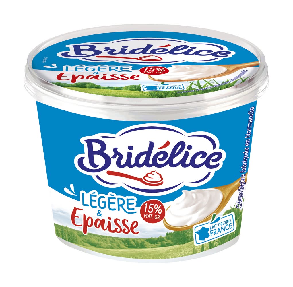 Bridélice - Crème légère épaisse 15% mg (199g)