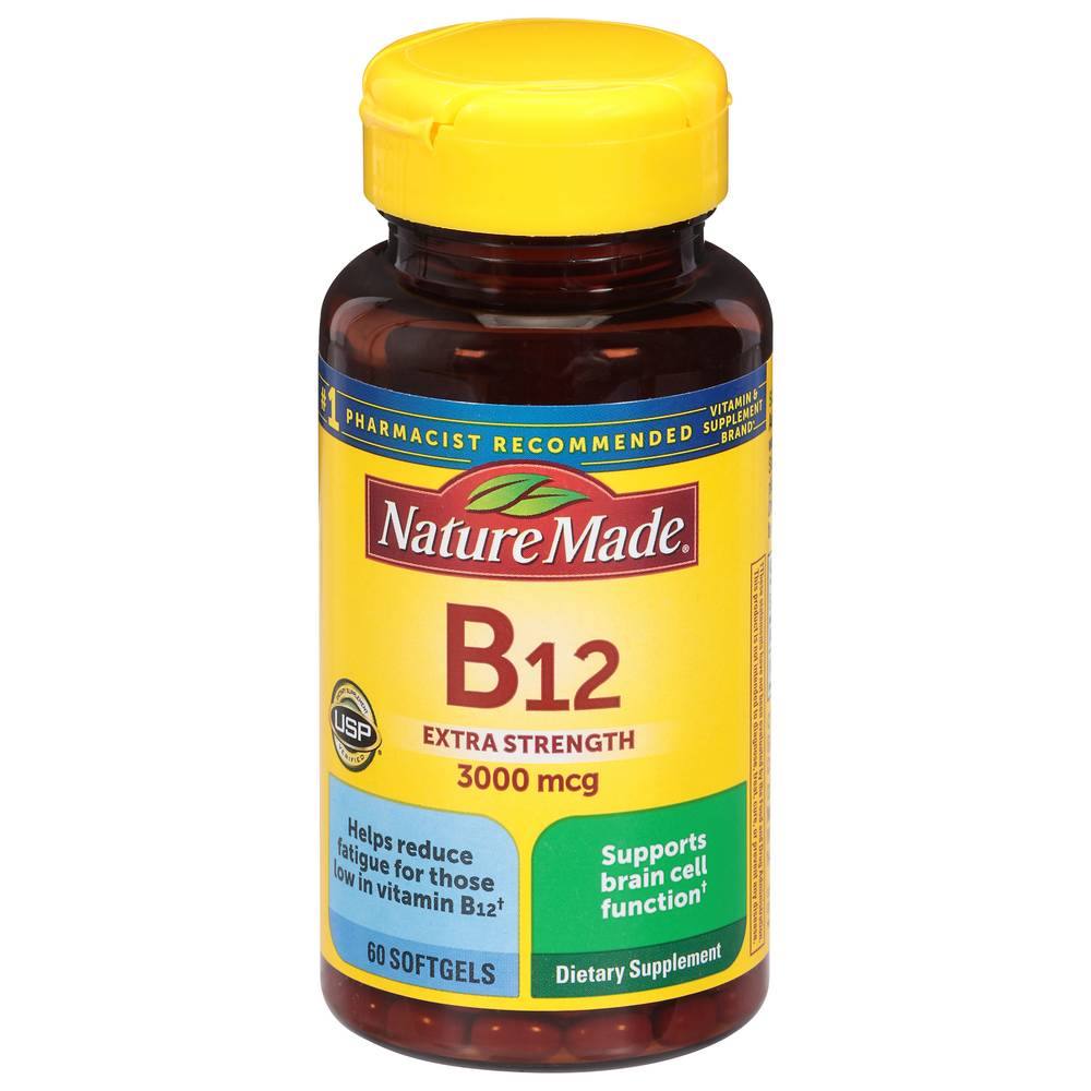 Nature Made Extra Strength Vitamin B12 3000 Mcg (60 ct)