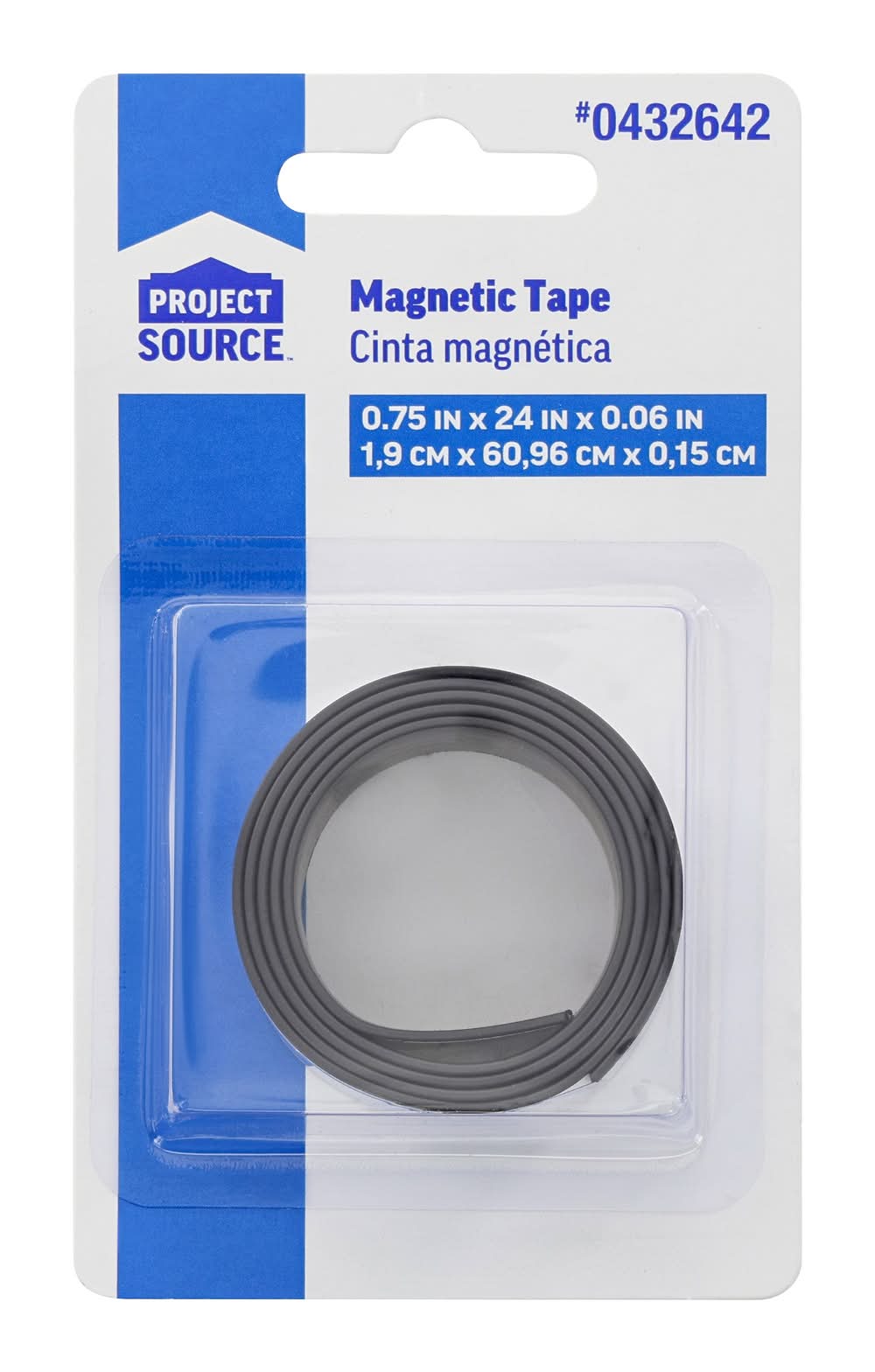 Project Source Magnetic Adhesive Tape 3/4-in X 24-in