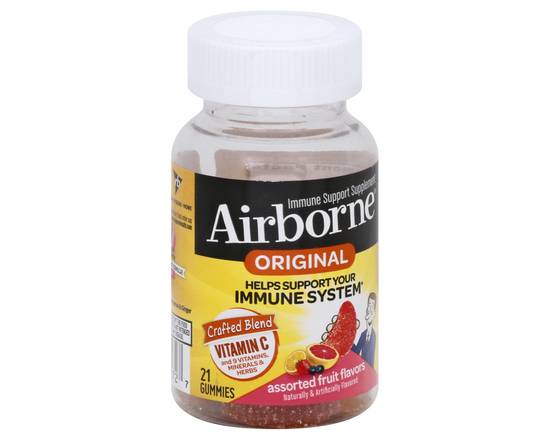 Airborne · Original Immune Support Assorted Fruit Flavor Gummies (21 gummies)