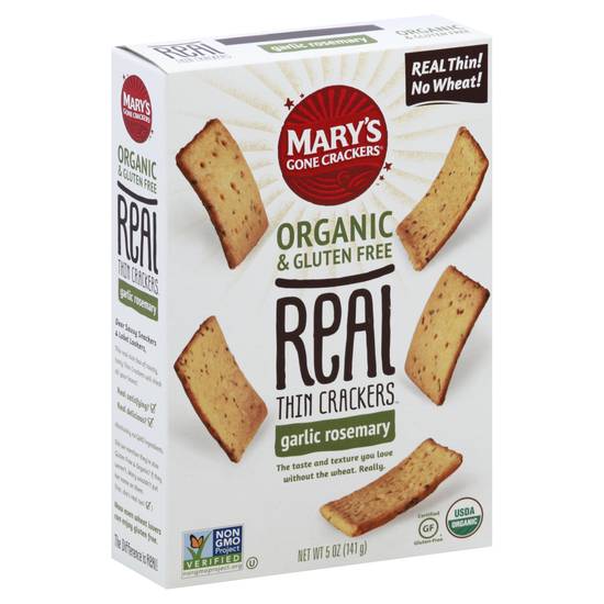 Mary's Gone Crackers Organic Garlic Rosemary Crackers (5 oz)