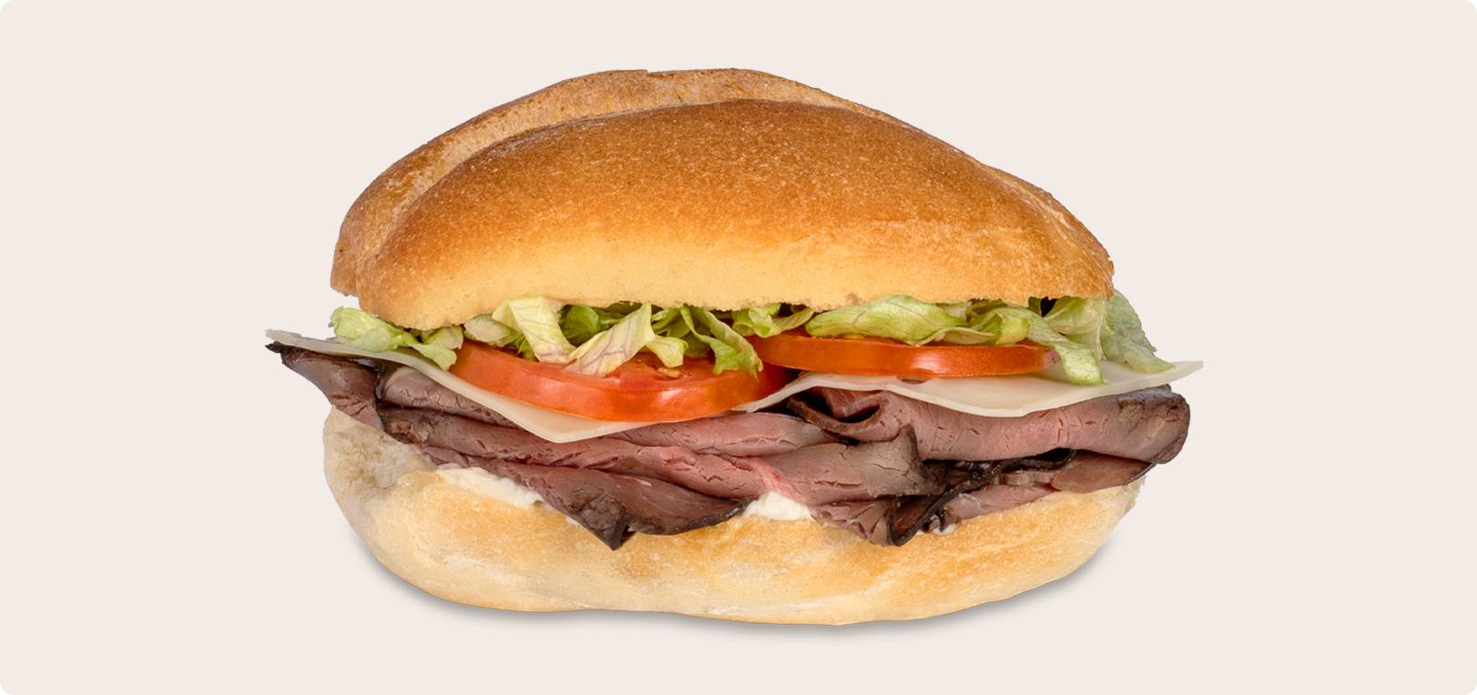 Roast Beef on a Portuguese Roll