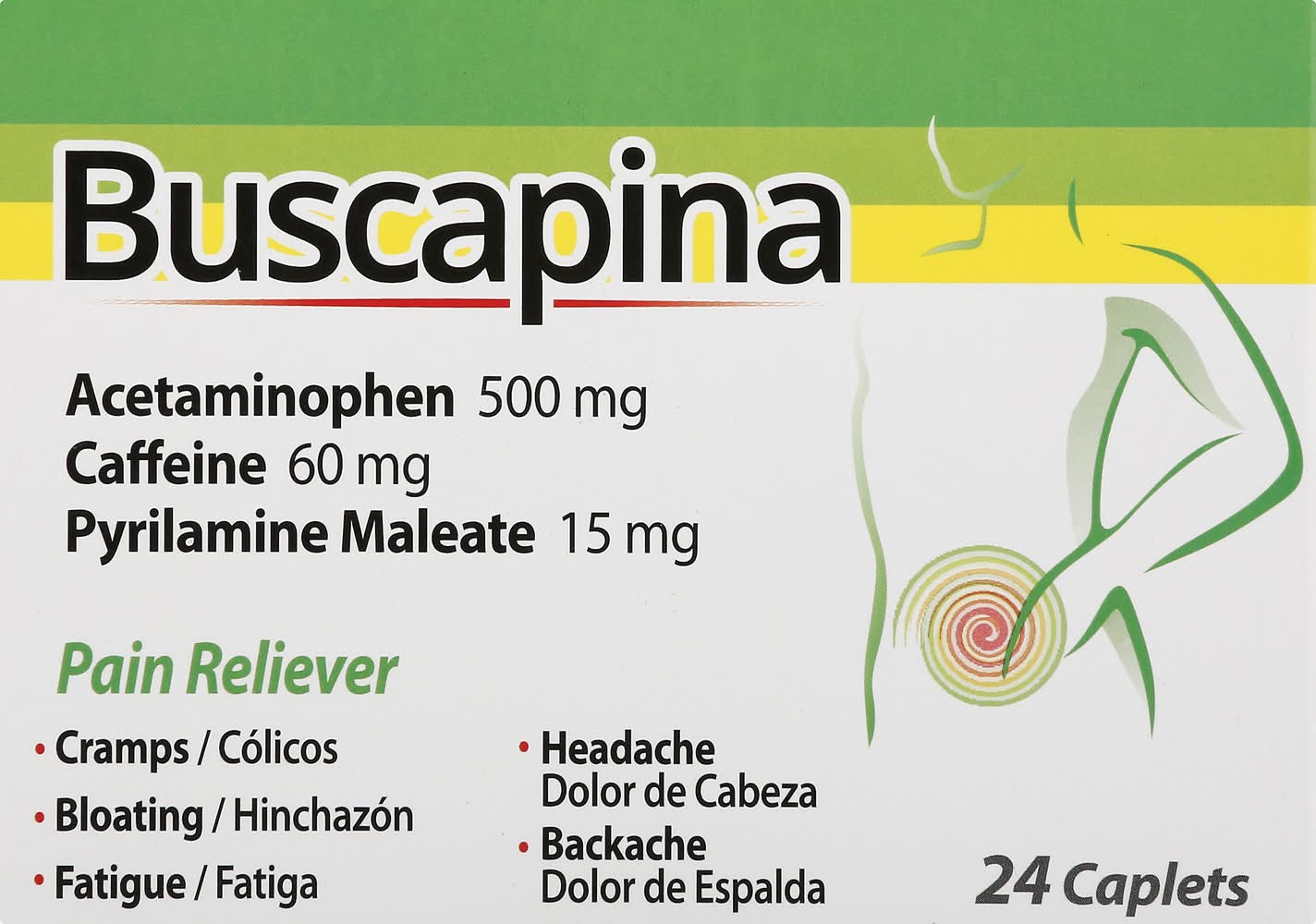 Buscapina Pain Reliever (1.8 oz, 24 ct)