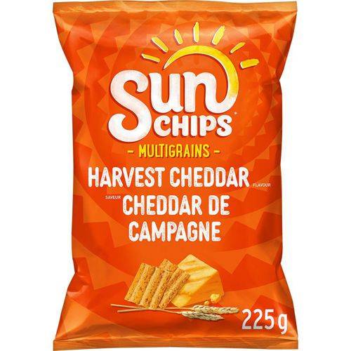 Sunchips croustilles de cheddar de campagne (225 g) - multigrains harvest cheddar chips (225 g)