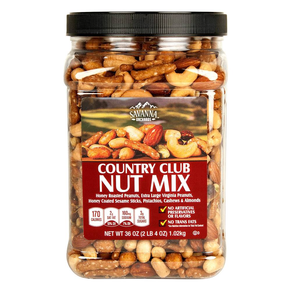 Savanna Orchards Country Club Nut Mix