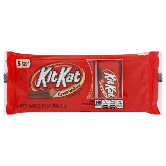 Kit Kat Snack Size Crisp Wafers in Milk Chocolate (5 ct)
