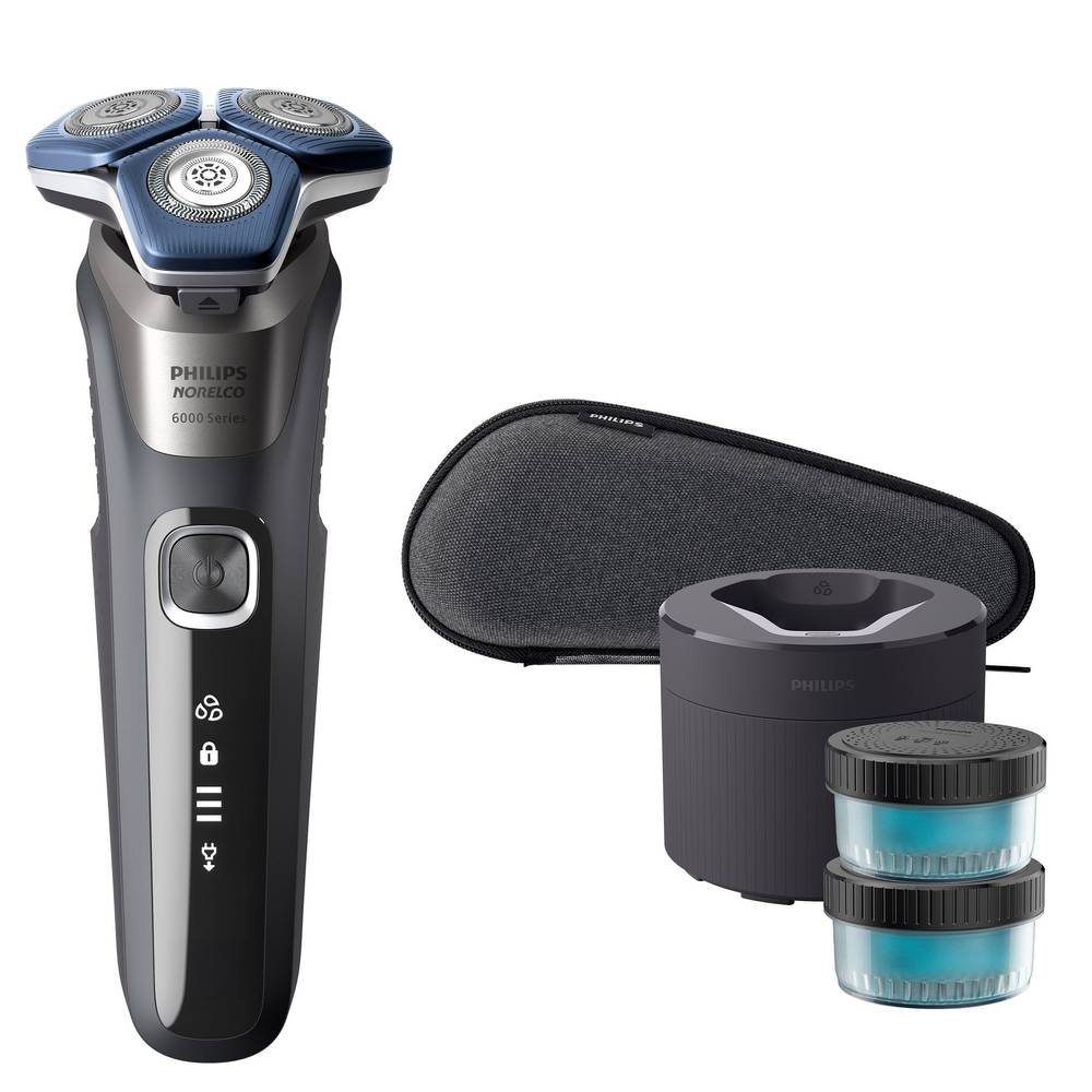 Philips Norelco Shaver 6900 with SenseIQ and Quick Clean Pod, Series 6000