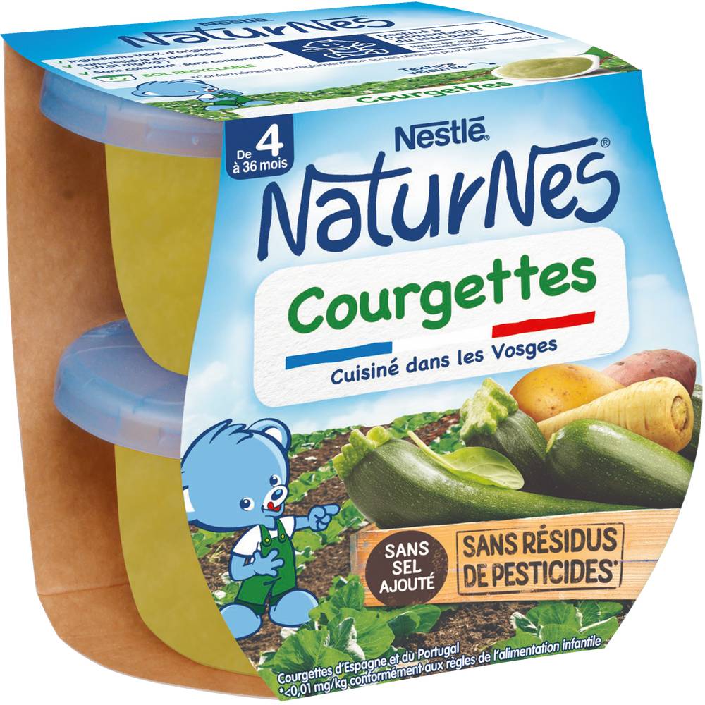 Nestlé - Naturnes petits pots bébé dès 4 à 6 mois