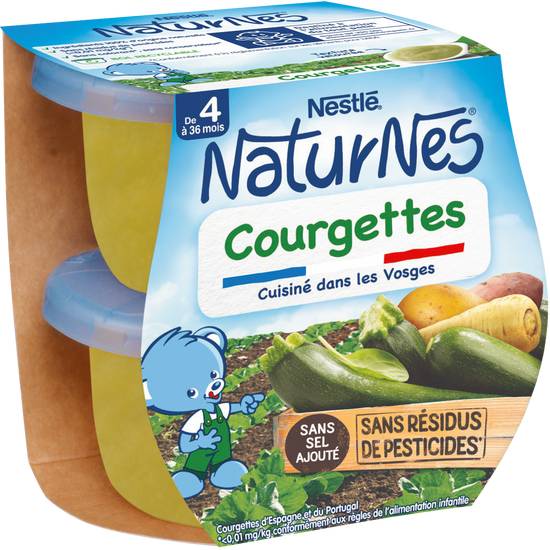 Nestlé - Naturnes petits pots bébé dès 4 à 6 mois