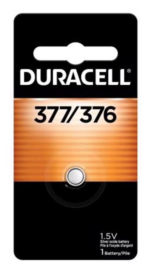 Duracell Silver Oxide 376/377 1.5 V 28 Mah Electronic/Watch Battery 1 Pk