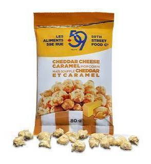 On the Run Caramel Cheddar Cheese Popcorn 80G