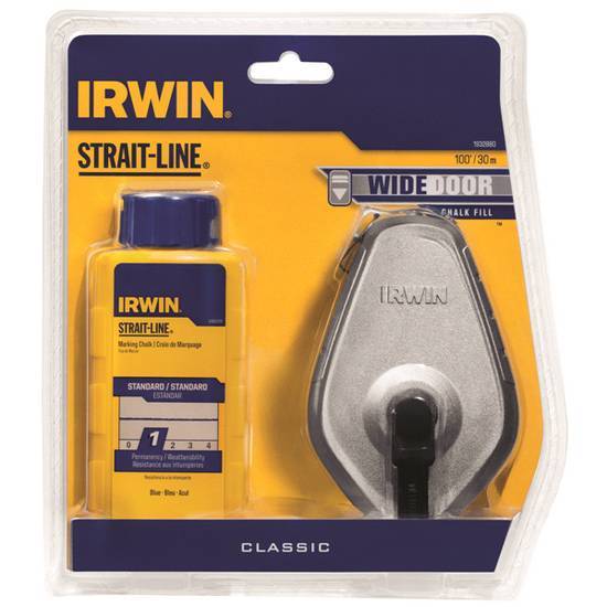 Irwin Tools Strait-Line 64499 Aluminum Refillable Chalk Line Reel, Delivery Near You