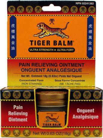 Ultra Strength Tiger Balm Pain Relieving Ointement (18 g)