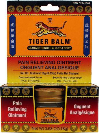 Tiger Balm Ultra Strength Pain Relieving Ointement (18 g)