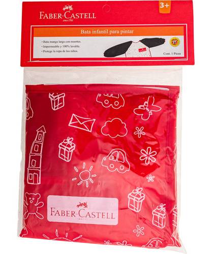 Faber Castell · Bata de arte infantil manga larga c/resortes (193,15 g)