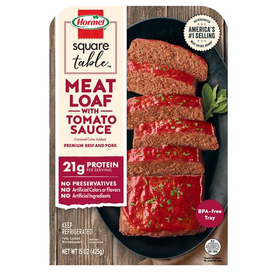 Hormel Square Table Meatloaf With Tomato Sauce
