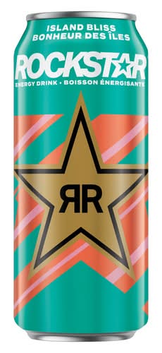 Rockstar boisson énergisante - energy drink (bonheur des îles) (473 ml)