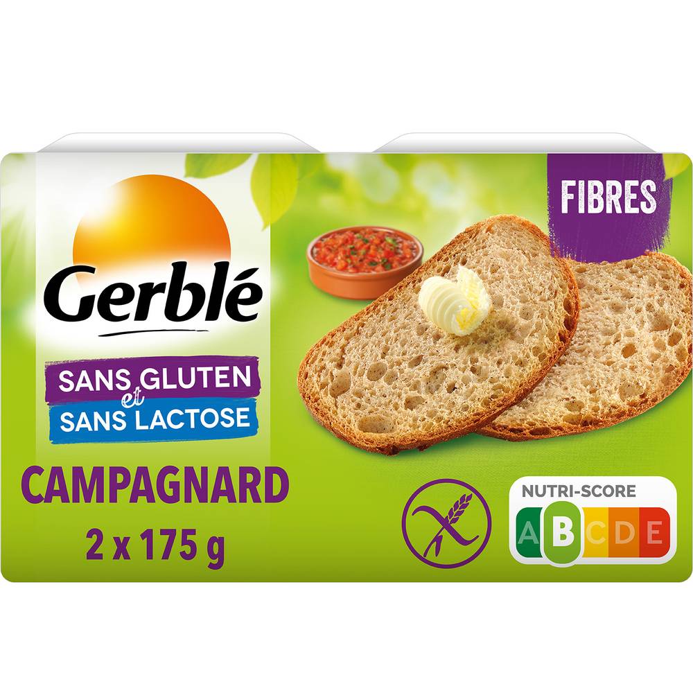 Gerblé - Campagnard sans gluten (2 pièces)