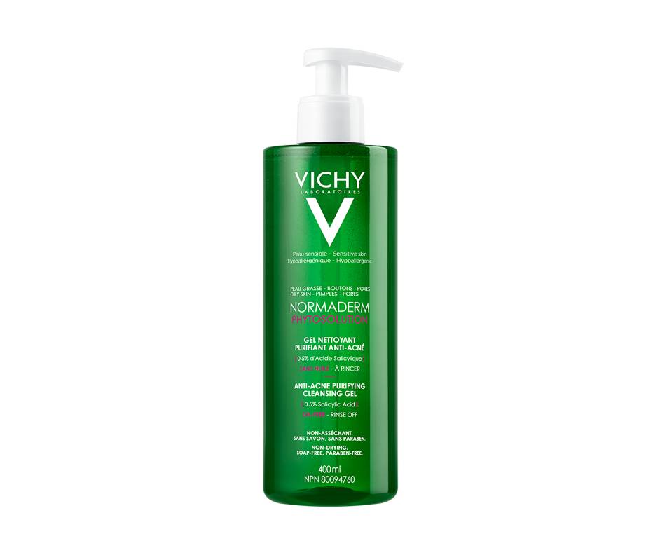 Vichy laboratories normaderm gel nettoyant purifiant pour visage anti-acné