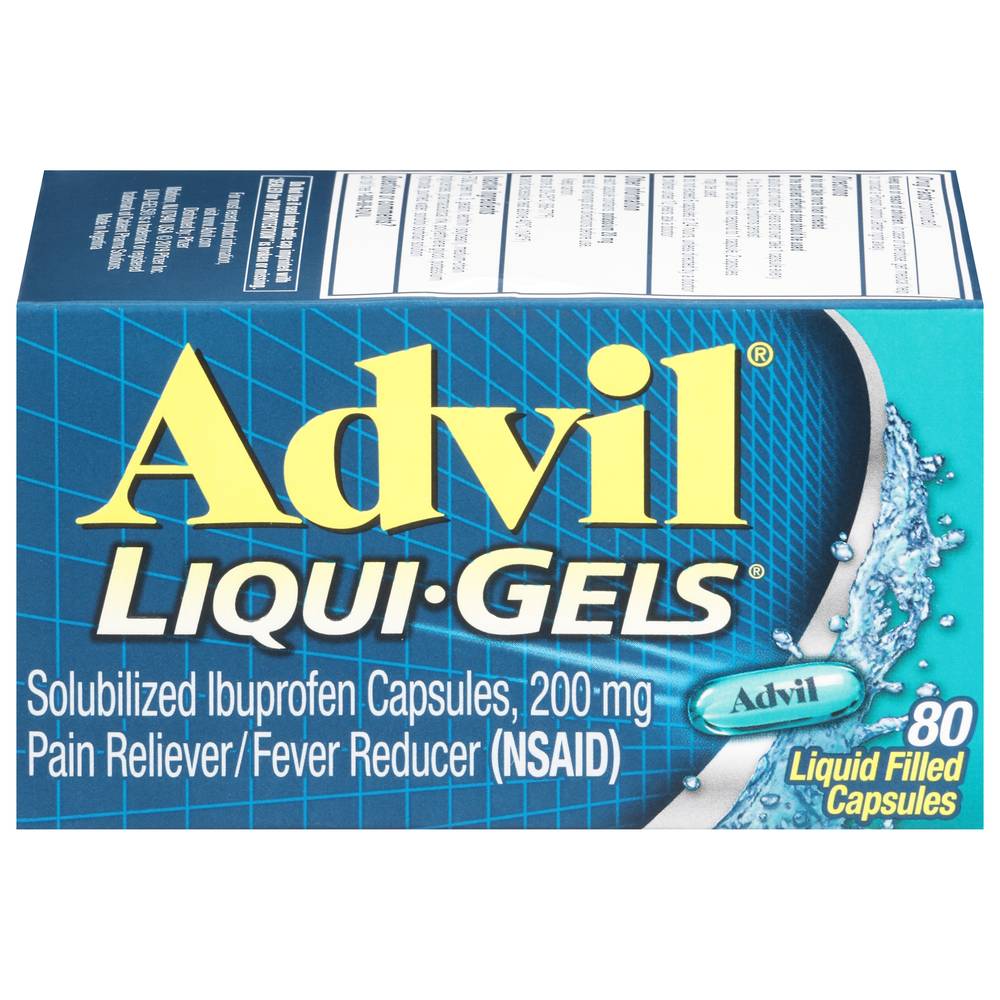 Advil Solubilized Ibuprofen 200 mg Liqui-Gels (4.8 oz)