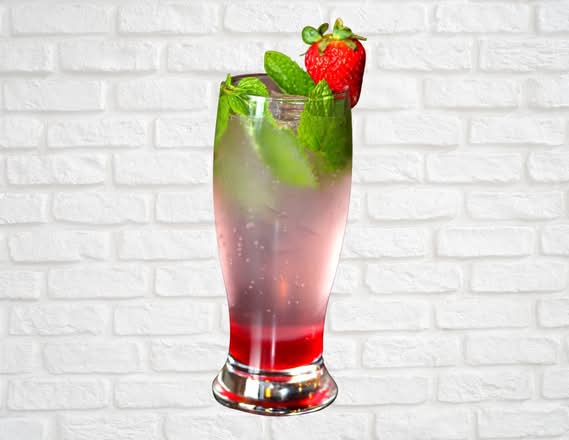 Strawberry virgin mojit0