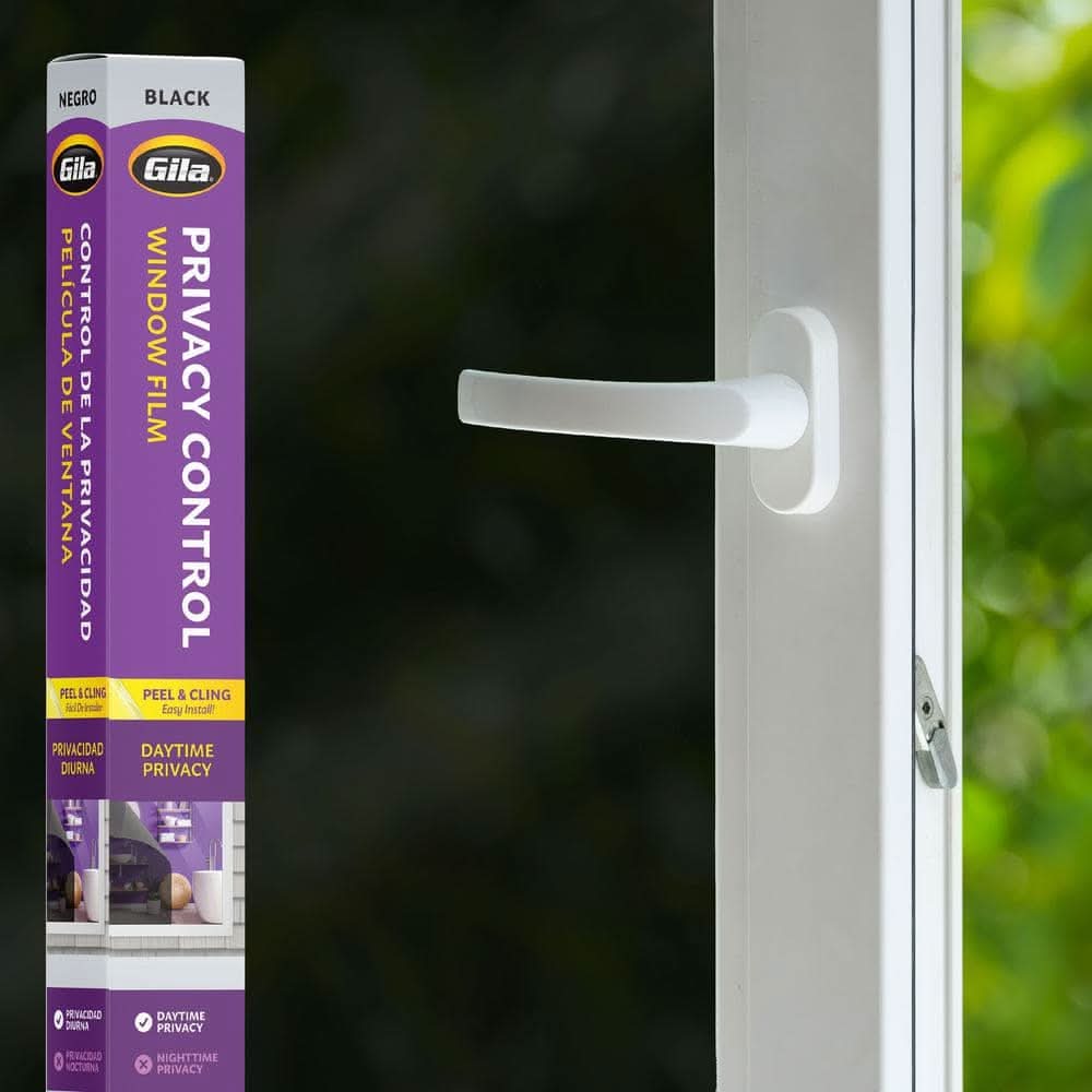 Gila 36 In. X 78 In. Black Privacy Window Film