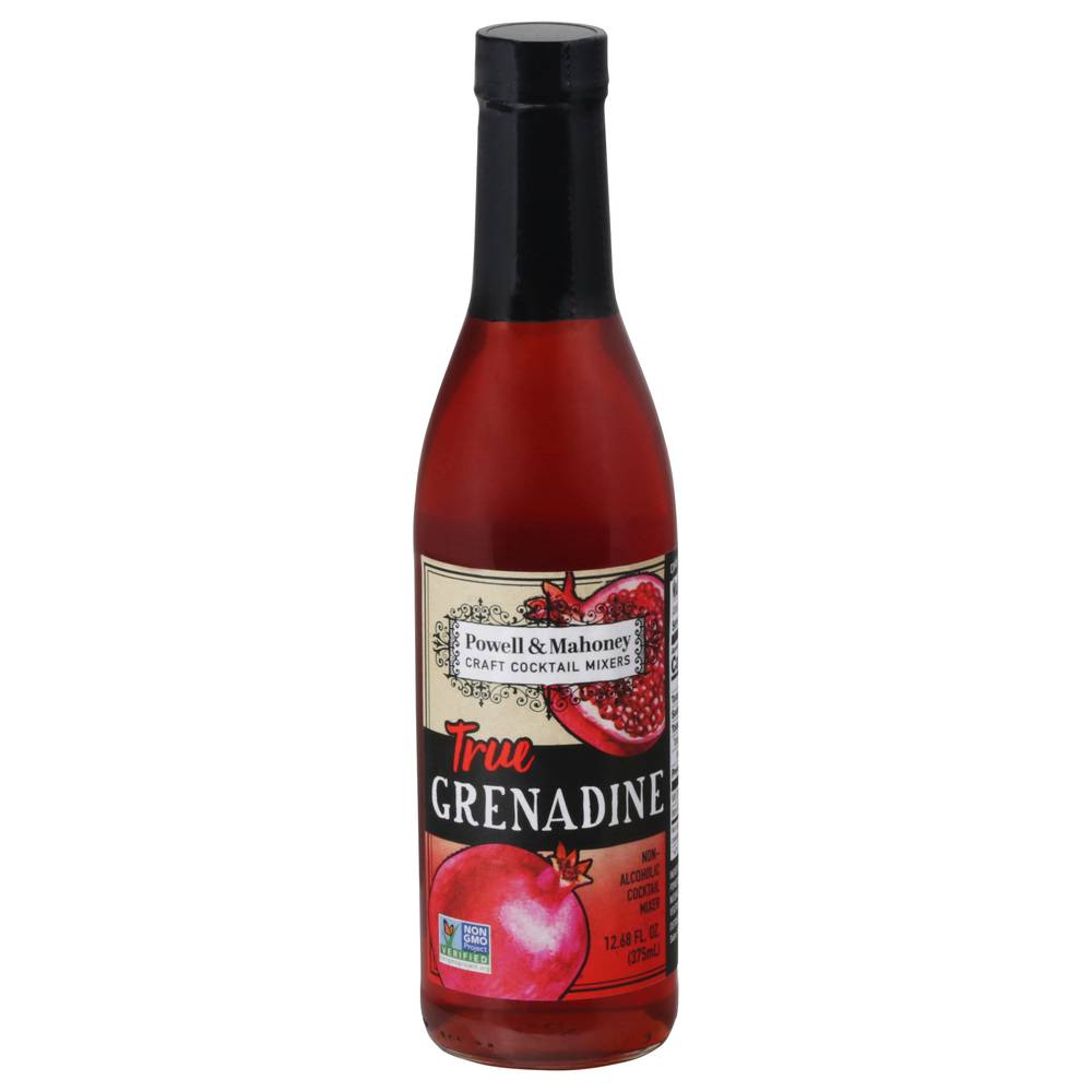 Powell & Mahoney True Grenadine Non Alcoholic Cocktail Mixer (13.3 oz)