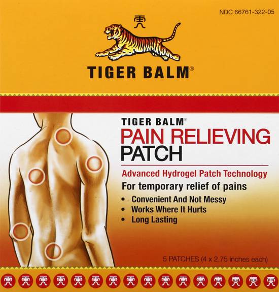 Tiger Balm Pain Relieving Patch (5 patches)