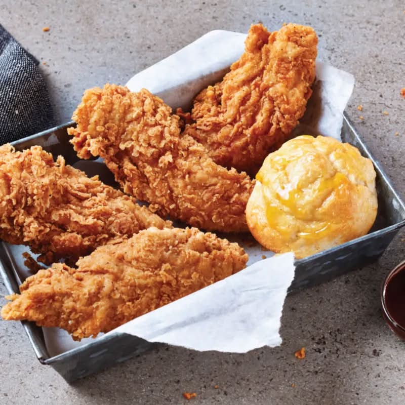 Krispy Krunchy Chicken - Jumbo Tenders & Biscuit 4 PC