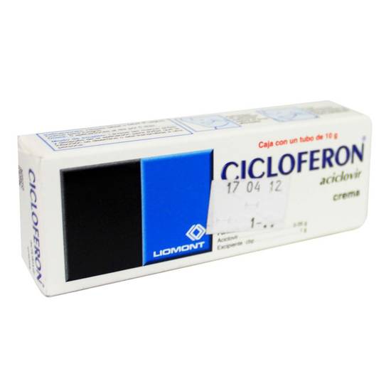 Liomont cicloferon aciclovir crema 5.0% (10 g)