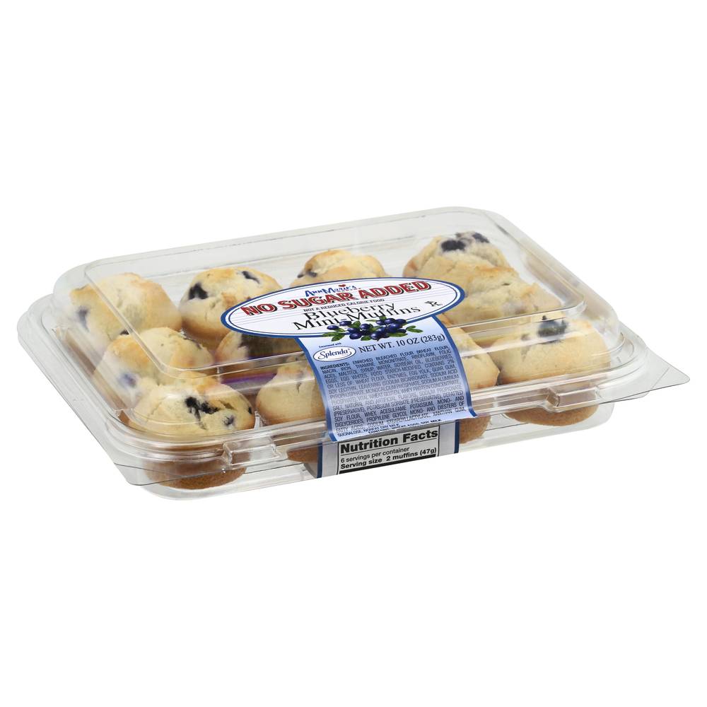 Ann Marie's No Sugar Added Blueberry Muffins (10 oz)