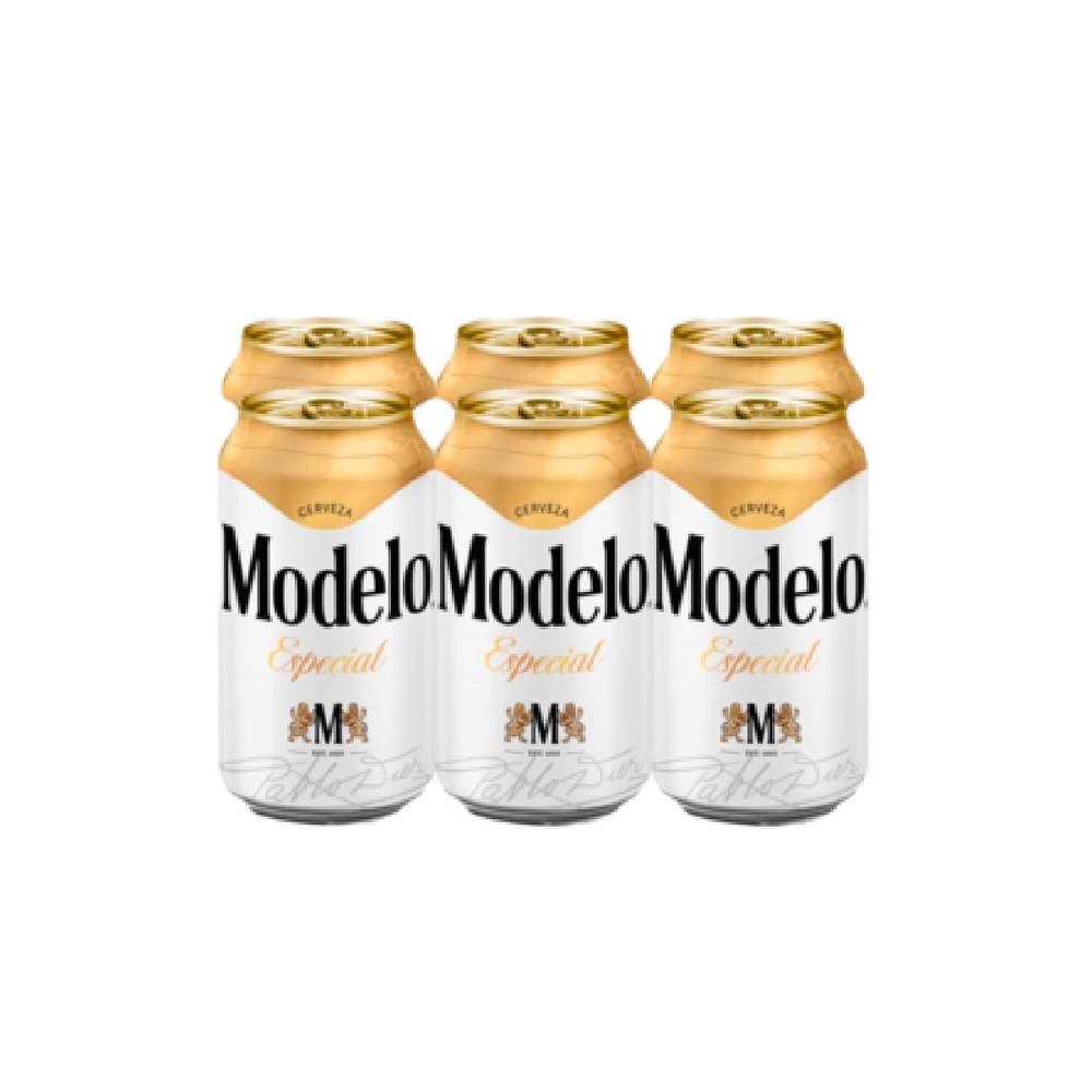 Modelo cerveza clara especial (6 pack, 355 ml)