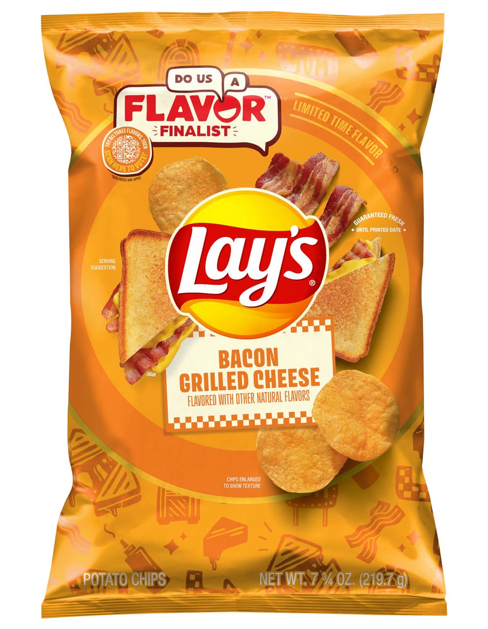 Lay's Potato Chips, Bacon Grilled Cheese (7.75 oz)